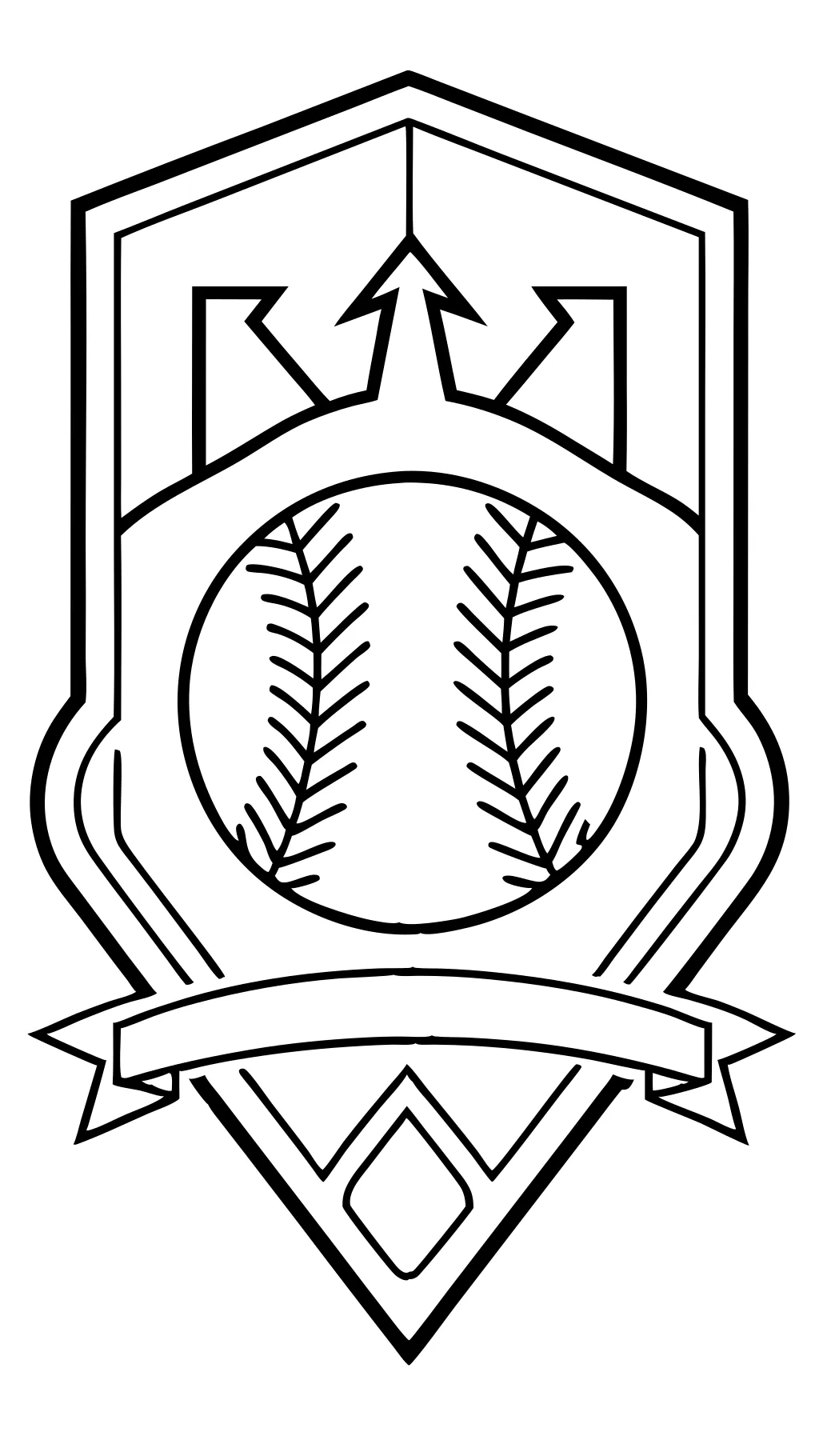 mlb logo coloring pages